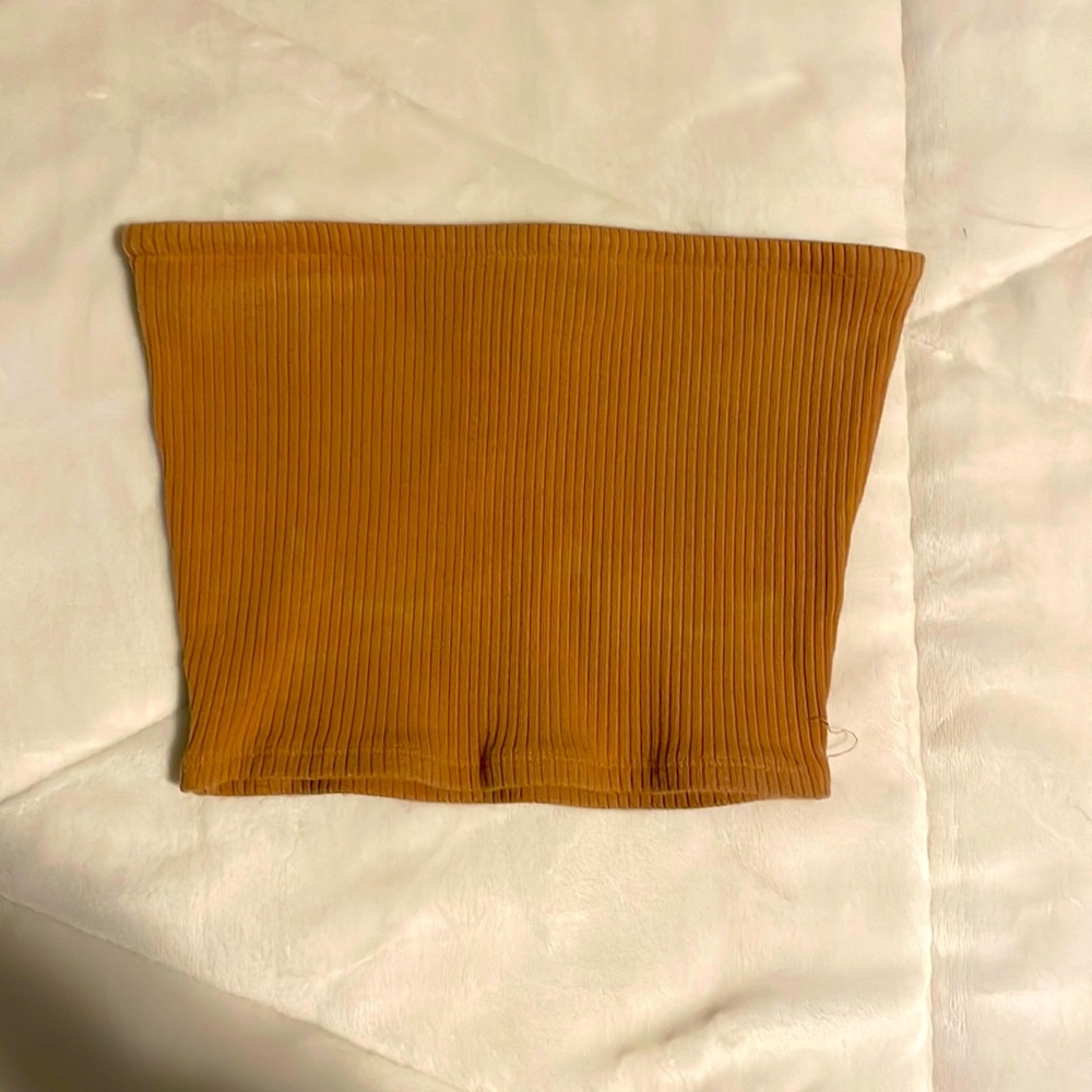 Tan crop top. Worn it three times.
